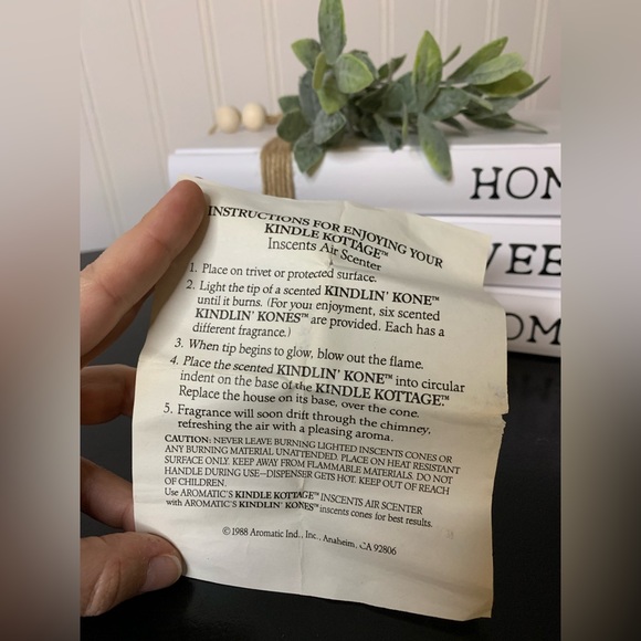 1988 Kindle Kottage inscents air scenter - Picture 9 of 10